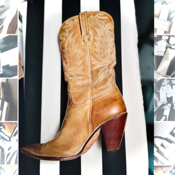 Charlie 1 Horse Shoes - CHARLIE 1 HORSE | 9B | Women’s Brazillian Leather Blonde Pointed Toe Cowboy Boot